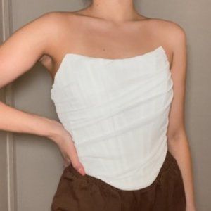 White Corset Top